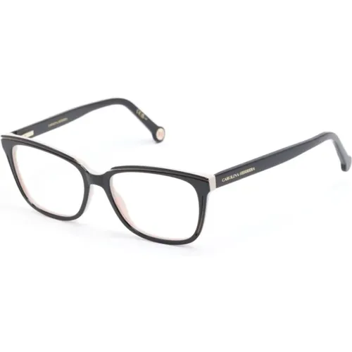 Schwarze Optische Brille mit Originalzubehör , Damen, Größe: 54 MM - Carolina Herrera - Modalova