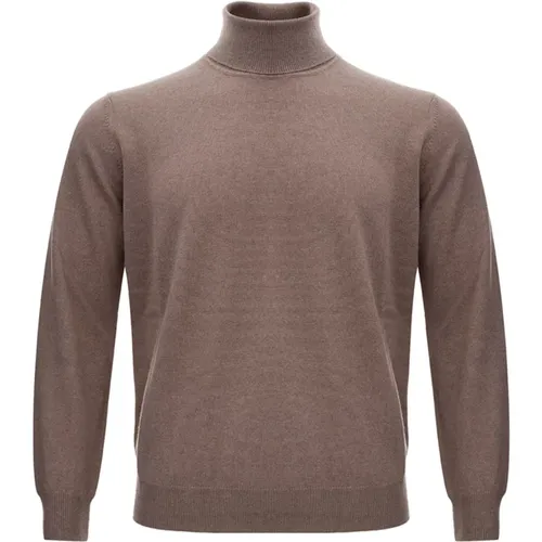 High Neck Wool Blend Sweater , male, Sizes: S, M, 2XL, L - Kangra - Modalova