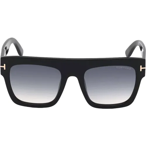 Renee Sonnenbrille Schwarz Acetat , unisex, Größe: 52 MM - Tom Ford - Modalova