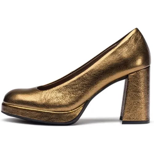 Absätze Captain Gold - Größe: 40, Farbe: Metallic , Damen, Größe: 36 EU - Wonders - Modalova