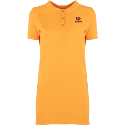 Logo Polo Kleid , Damen, Größe: L - Kenzo - Modalova