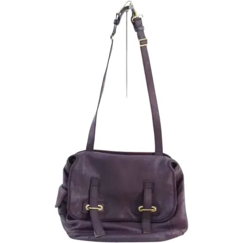 Pre-owned Leather shoulder-bags , female, Sizes: ONE SIZE - Saint Laurent Vintage - Modalova