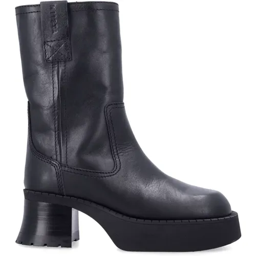 Schwarze Geschlossene Ankle Boots Aw24 , Damen, Größe: 38 EU - Miista - Modalova