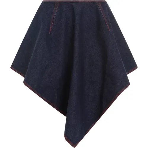 Denim Triangle Skirt , female, Sizes: M - Alaïa - Modalova