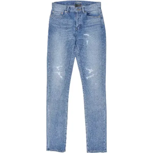 Pre-owned Cotton jeans , female, Sizes: XS - Saint Laurent Vintage - Modalova