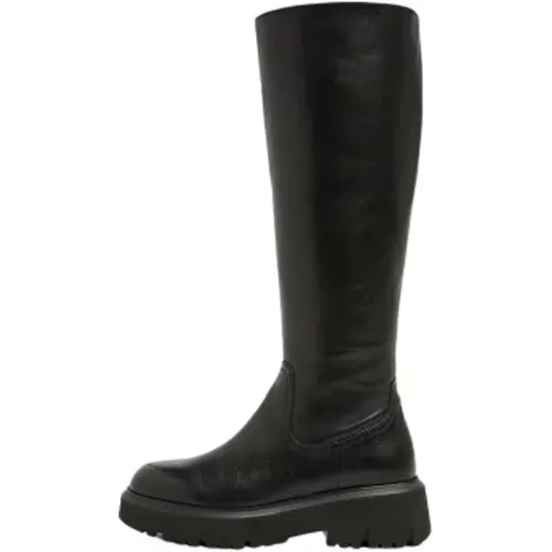 Ziva Vienna Stiefeletten Schwarz Leder , Damen, Größe: 41 EU - Via Vai - Modalova