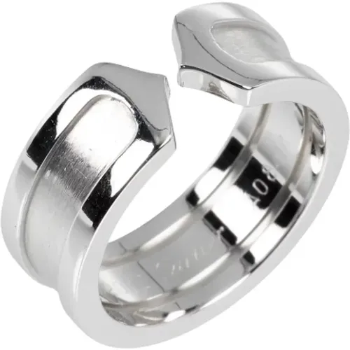 Pre-owned White Gold rings , female, Sizes: ONE SIZE - Cartier Vintage - Modalova