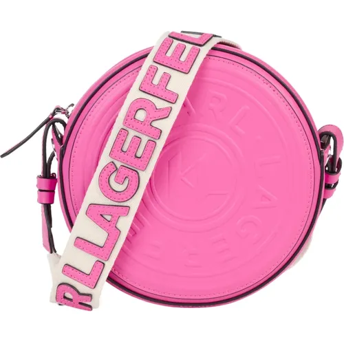 Mutige und stilvolle K/Circle Umhängetasche , Damen, Größe: ONE Size - Karl Lagerfeld - Modalova