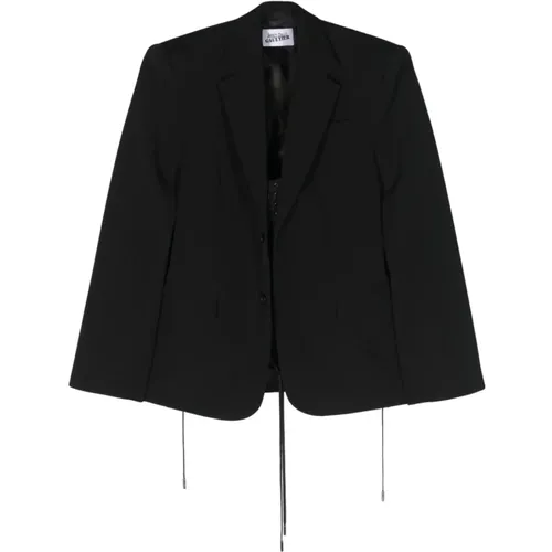 Corset Details Tailored Jacket , female, Sizes: 2XS, XS - Jean Paul Gaultier - Modalova