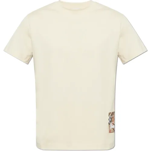 T-Shirt mit Logo , Herren, Größe: M - Burberry - Modalova