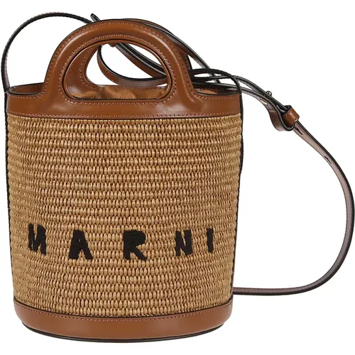 Tropicalia Mini Bucket Bag , female, Sizes: ONE SIZE - Marni - Modalova