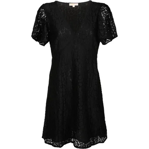 Elegant Lace V-Neck Dress , female, Sizes: XS, S - Michael Kors - Modalova