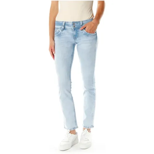 Straight Fit Jeans mit mittlerer Leibhöhe - Pepe Jeans - Modalova