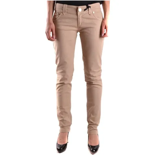 Slim-Fit Pants , female, Sizes: W29, W28, W31 - Elisabetta Franchi - Modalova