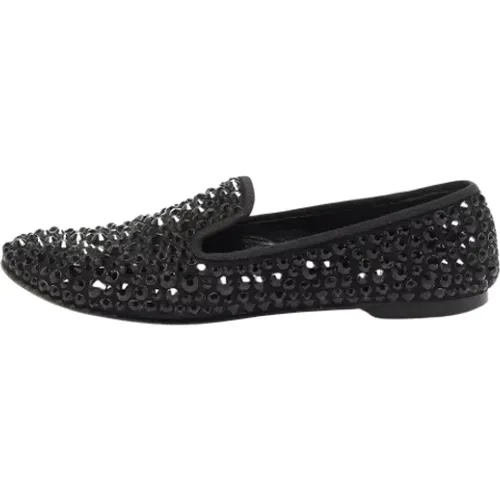 Pre-owned Satin flats , female, Sizes: 3 UK - Giuseppe Zanotti Pre-owned - Modalova