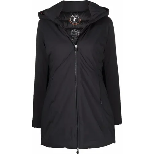 Schwarzer Rachel Kurz Parka Mantel , Damen, Größe: XL - Save The Duck - Modalova