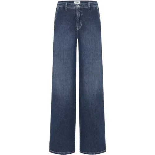 Wide Leg Denim Jeans , female, Sizes: M, XL, L - CAMBIO - Modalova