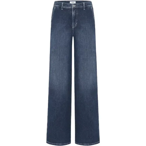 Wide Leg Denim Jeans , female, Sizes: XL, L, 2XL - CAMBIO - Modalova