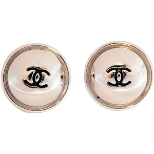 Pre-owned Metal earrings , female, Sizes: ONE SIZE - Chanel Vintage - Modalova