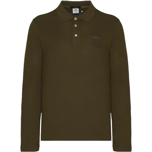 Clic Polo Shirt , male, Sizes: S, M - aeronautica militare - Modalova