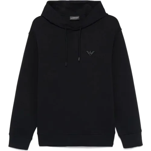 Stylish Men's Hoodie , male, Sizes: L, M, S - Emporio Armani - Modalova