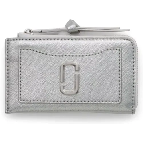 Metallic Snapshot Top Zip Multi Wallet , female, Sizes: ONE SIZE - Marc Jacobs - Modalova