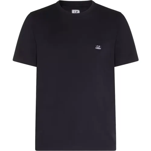 Stilvolle Blaue T-shirts und Polos , Herren, Größe: M - C.P. Company - Modalova