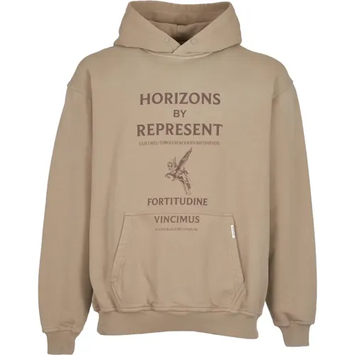 Horizons Hoodie Sweaters , male, Sizes: L, XL, S, M - Represent - Modalova