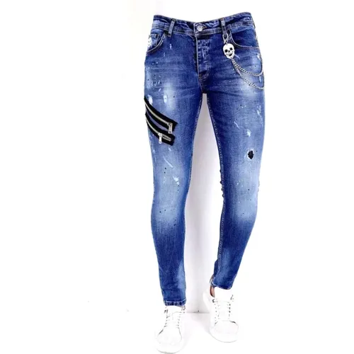 Slim Fit Jeans Men - 1002 , male, Sizes: W38, W32, W34, W33 - Local Fanatic - Modalova