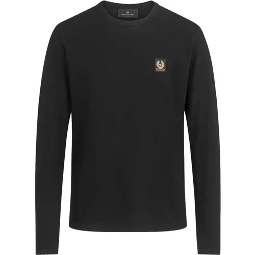 Patch Logo Long Sleeve T-Shirt , male, Sizes: 2XL, XL, S, L, M - Belstaff - Modalova