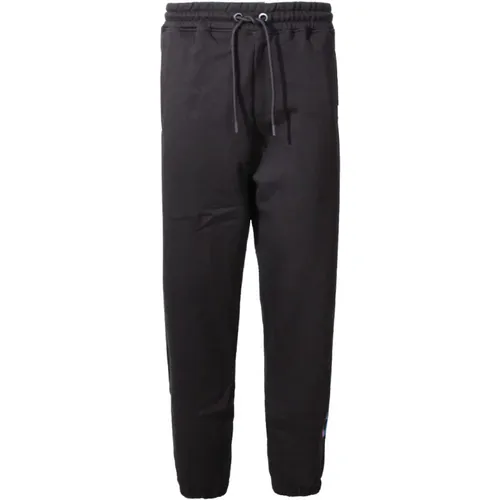 Cotton Trousers with Logo Print , male, Sizes: L, S, M - Sprayground - Modalova