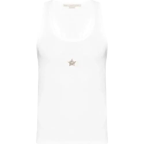 Ribbed Tank Top , female, Sizes: S, M, L, XS - Stella Mccartney - Modalova