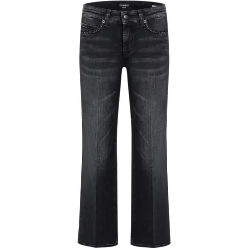 Weite Jeans mit Bestickten Details , Damen, Größe: XS - CAMBIO - Modalova