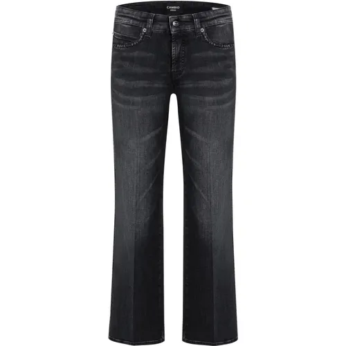 Weite Jeans mit Bestickten Details - CAMBIO - Modalova