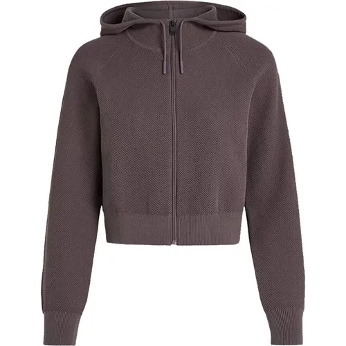 Sparrow Half Zip Hoodie , Damen, Größe: M - Calvin Klein - Modalova