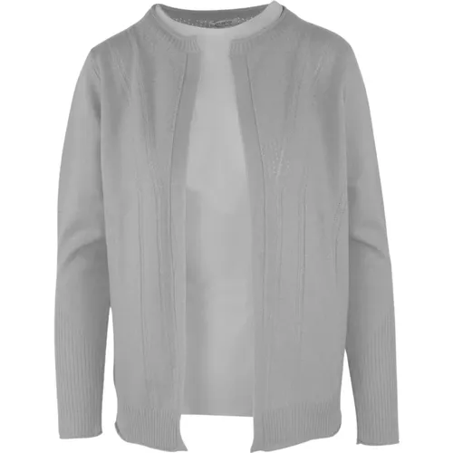 Luxuriöser Cashmere-Woll-Langarm-Pullover , Damen, Größe: XL - Malo - Modalova