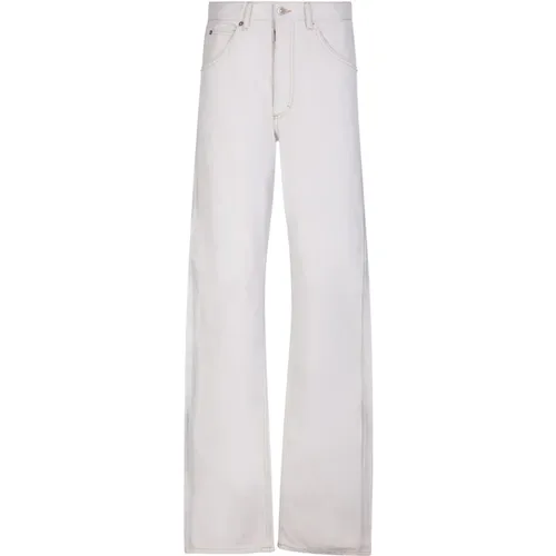 Cotton Wide Trousers , male, Sizes: W31 - Maison Margiela - Modalova