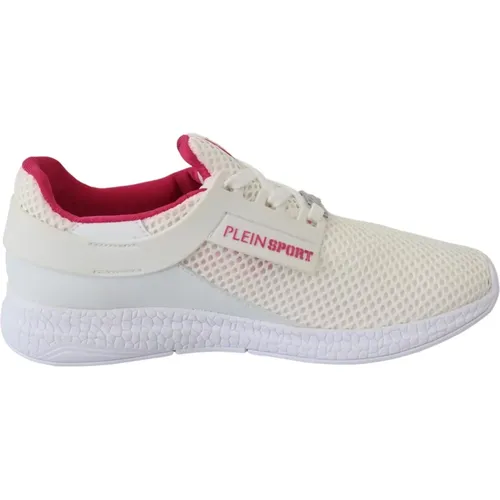 Weiße Polyester Runner Becky Sneakers , Herren, Größe: 37 EU - Plein Sport - Modalova