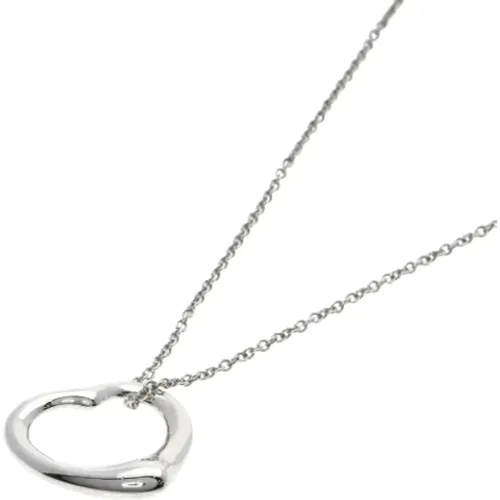 Pre-owned Silver necklaces , female, Sizes: ONE SIZE - Tiffany & Co. Pre-owned - Modalova