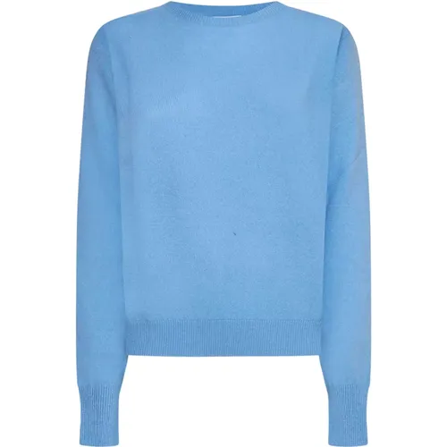 Klare Blaue Pullover Kollektion , Damen, Größe: L - KAOS - Modalova