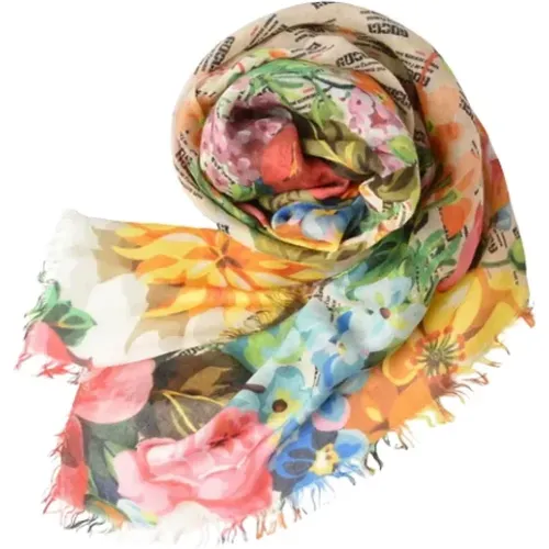 Pre-owned Silk scarves , female, Sizes: ONE SIZE - Gucci Vintage - Modalova