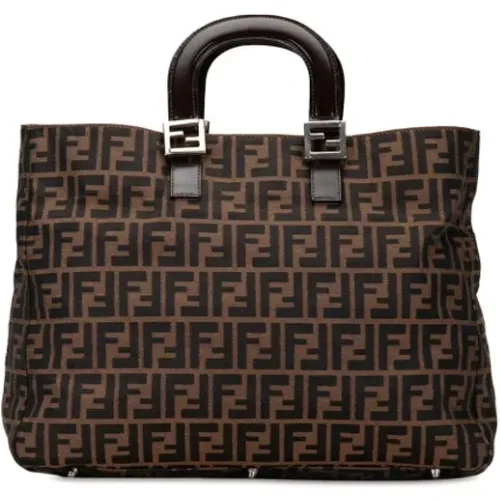 Pre-owned Canvas handbags , female, Sizes: ONE SIZE - Fendi Vintage - Modalova