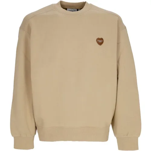 Herz-Patch-Sweatshirt Dusty H Brown - Carhartt WIP - Modalova