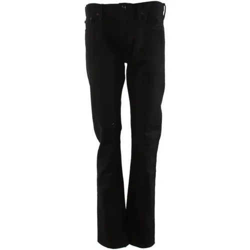 Schwarze Slim Jeans mit Single Arrow , Herren, Größe: W29 - Off White - Modalova