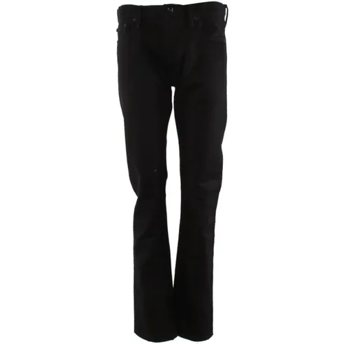 Schwarze Slim Jeans mit Single Arrow , Herren, Größe: W31 - Off White - Modalova
