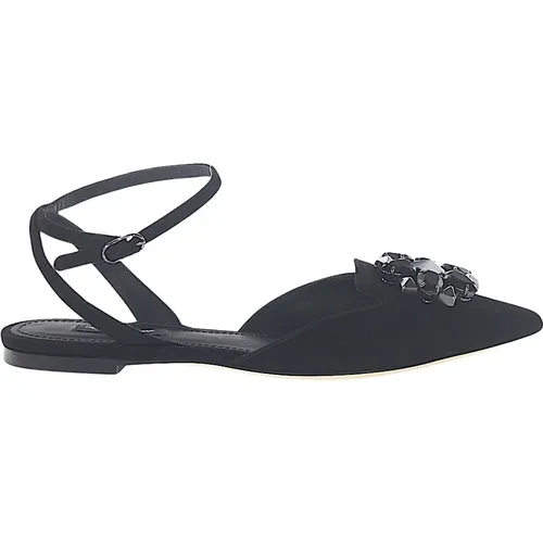 Stylish Platta Sandals , female, Sizes: 4 UK, 5 1/2 UK, 3 UK, 3 1/2 UK, 2 UK - Dolce & Gabbana - Modalova