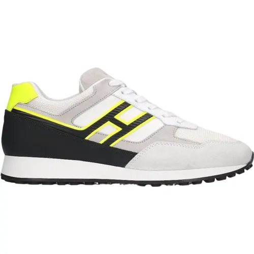 White Sneakers Running Style , male, Sizes: 6 1/2 UK, 6 UK - Hogan - Modalova