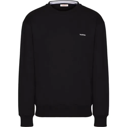 Logo-Print Sweater , male, Sizes: XL, S, L, M - Valentino Garavani - Modalova