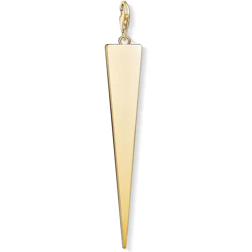 Gold Triangle Charm Pendant , female, Sizes: ONE SIZE - Thomas Sabo - Modalova