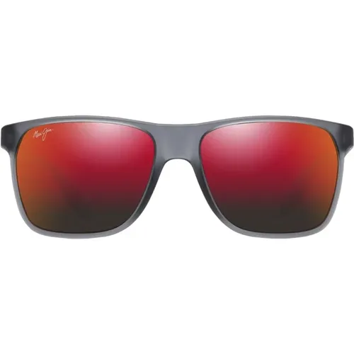 Pailolo Mp-Rm Square Acetate Sunglasses , male, Sizes: 58 MM - Maui Jim - Modalova